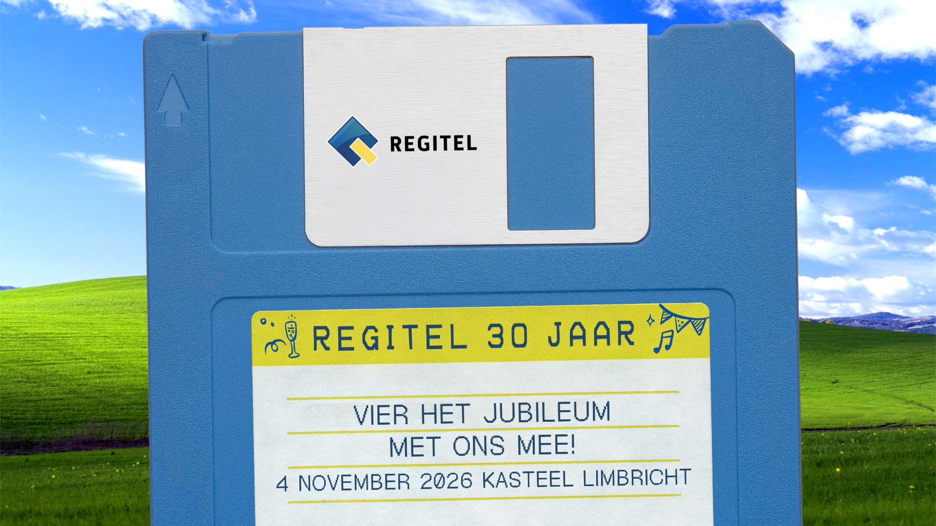 30 jaar Regitel uitnodiging cassette